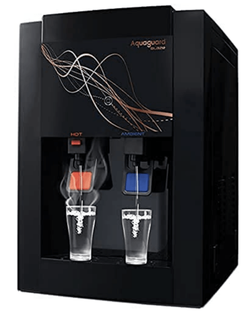 Eureka Forbes Aquaguard Blaze RO+Stainless Steel+HOT+Ambient+Active Copper Technology Water Purifier (Black) - Image 2